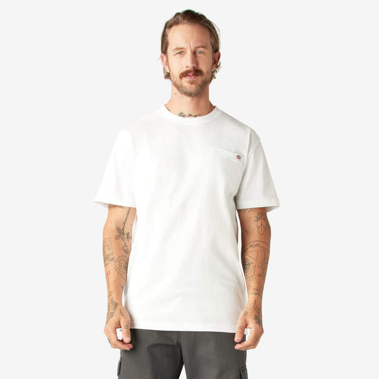 Dickies Men's Heavyweight Short Sleeve Pocket Tee Relaxed T-Shirt