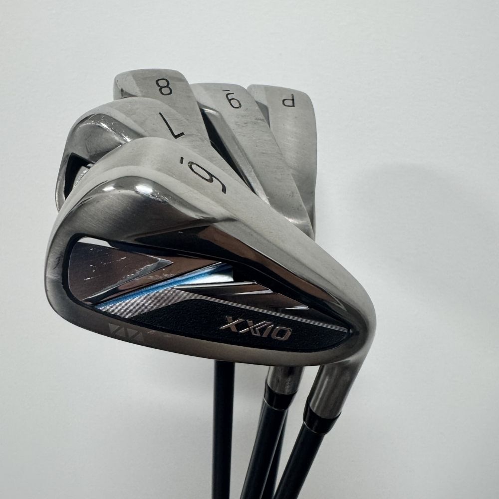 XXIO 14 Iron Set 6-PW Graphite Shaft Stiff Flex Right Hand - VERY GOOD