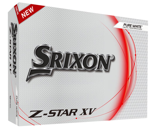 Srixon Z-Star XV 8 White Golf Balls 1 Dozen 2024