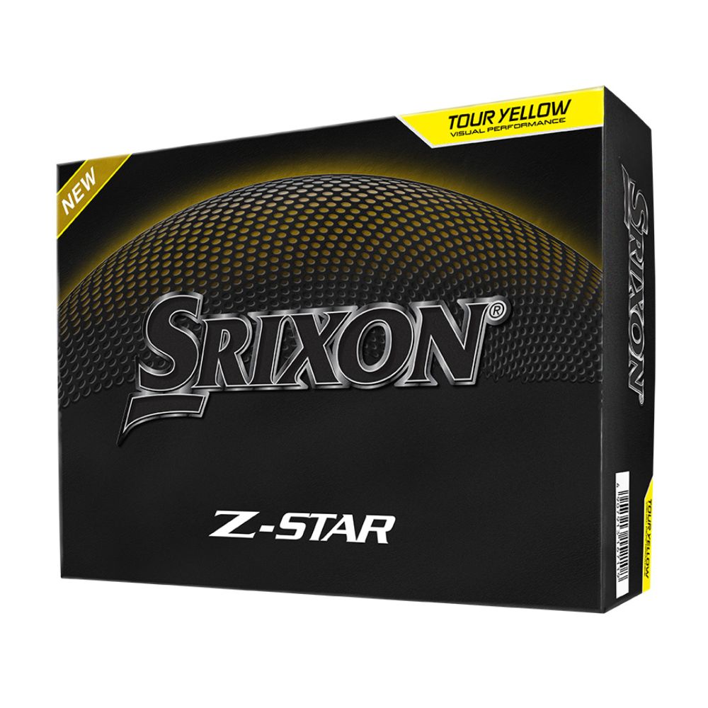 Srixon 2026 Z-Star 9 Tour Yellow Golf Balls - 2 Dozen