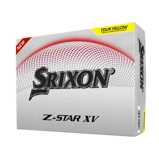 Srixon 2026 Z-Star XV 9 Tour Yellow Golf Balls - 2 Dozen