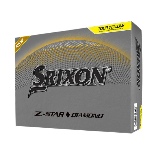 Srixon 2026 Z-Star Diamond 3 Tour Yellow Golf Balls - 2 Dozen