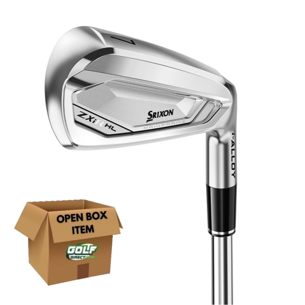 Srixon ZXiR Iron Set 5-PW, AW KBS Tour Lite Steel Shaft Stiff Flex Left Hand - Shop Worn